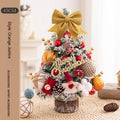 Orange finish tabletop Christmas tree from the six color range