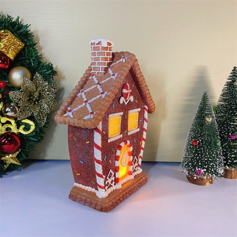 Gingerbread Christmas figure measuring 8.7 by 7.1 inches