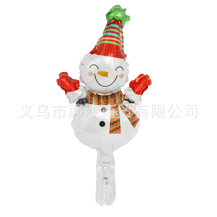 Christmas tree foil balloon measuring 26.8 by 26 inches