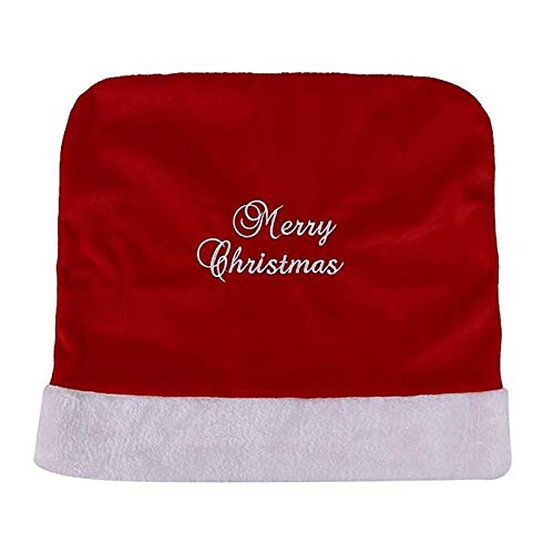Red embroidered chair cover, one cover supplied per order
