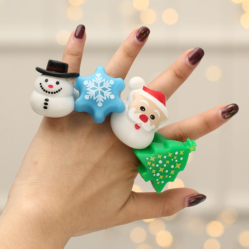 Snowman LED Christmas finger light from the four design range