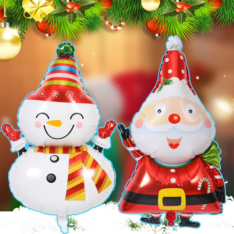Santa foil balloon measuring 17.7 by 24.8 inches