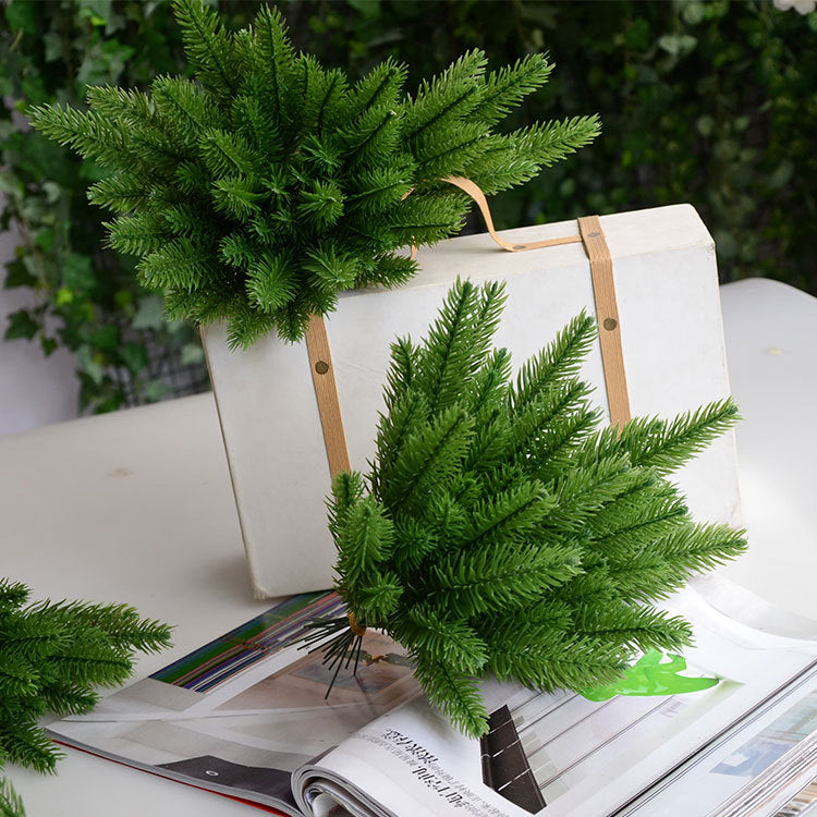 Single Christmas pine needle pick measuring 9.4 by 3.1 inches