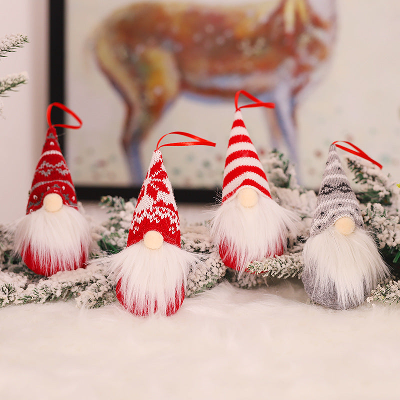 Second design from the four design knitted gnome ornament range