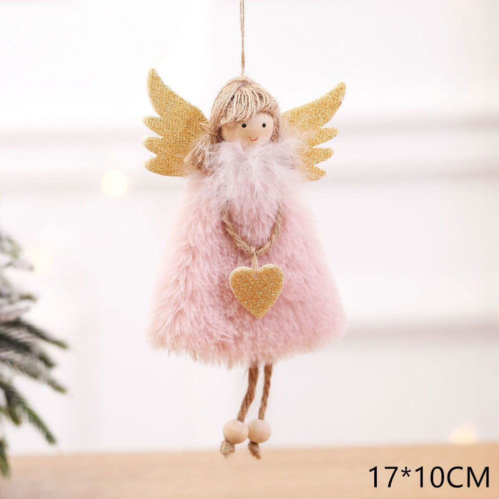 Santa plush Christmas hanging pendant from the same fourteen styles