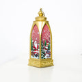 Snowman design Christmas arch lamp lit by its included button battery