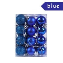 Teal mini Christmas baubles at 1.2 inches across for thin branches