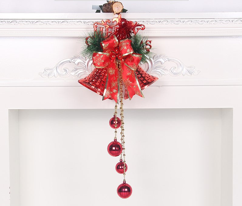Paper Christmas bell that folds flat for storage in January
