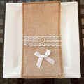 Design H fabric Christmas silverware holder from the sixteen design range