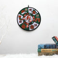 Fabric Christmas dart board toy, 14.2 inches in diameter
