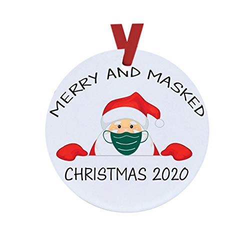 Pendant Christmas decoration supplied singly with its hanging cord