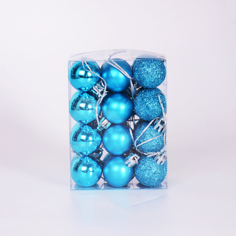 Purple mini Christmas baubles, 1.2 inches across and sold by color