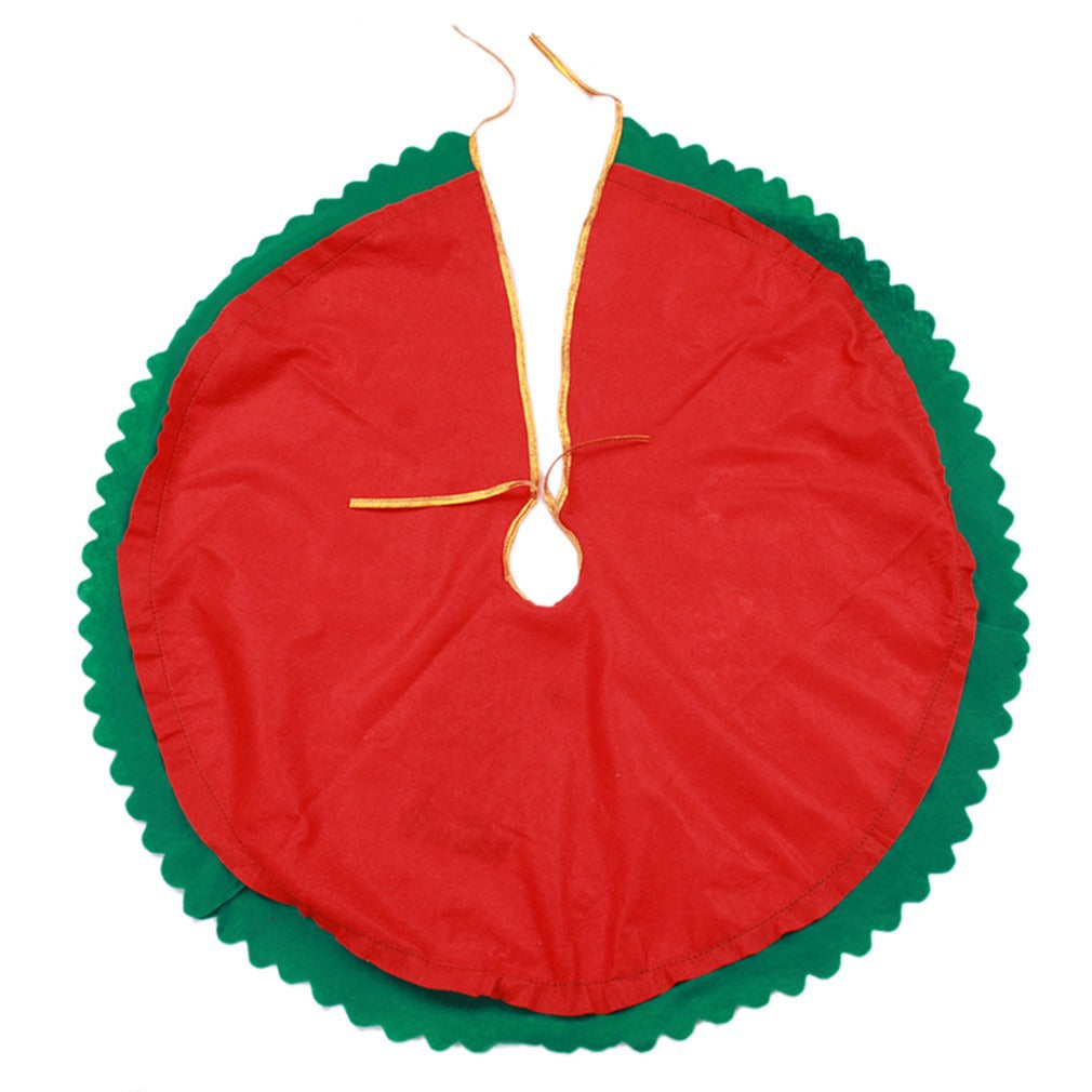 Large Christmas tree skirt in sizes from 23.6 up to 39.4 inches across