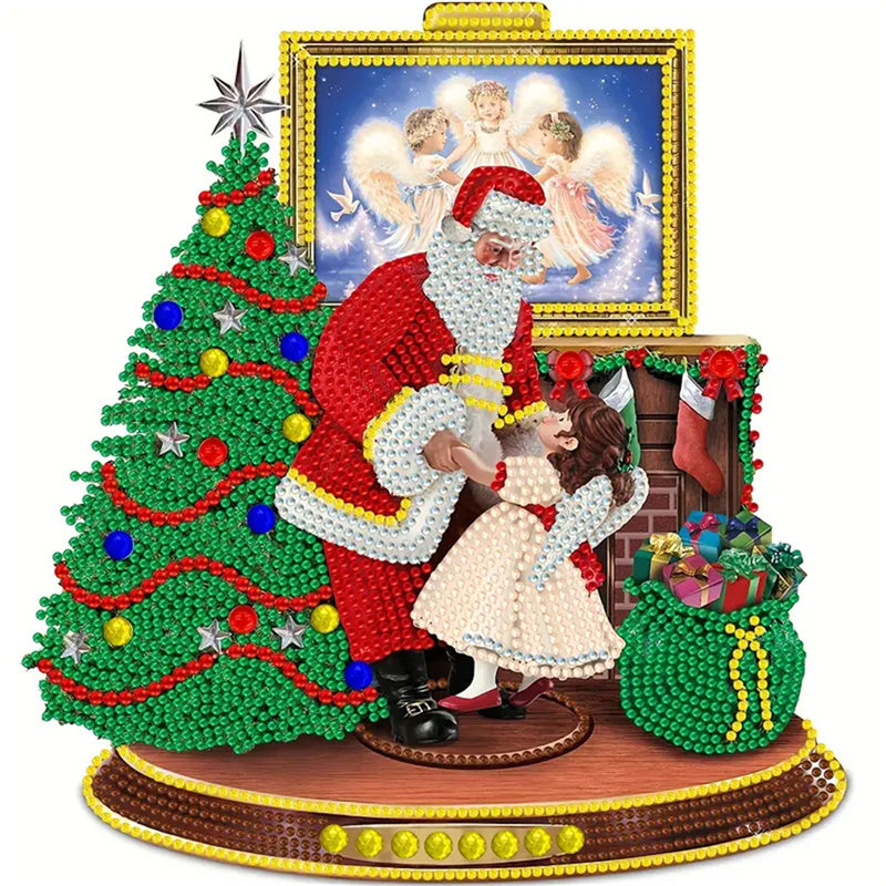Tools supplied with the Christmas snowman diamond painting kit