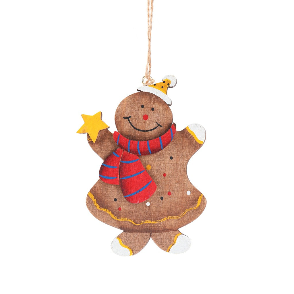Four gingerbread man styles, each 2.8 to 3.1 inches wide