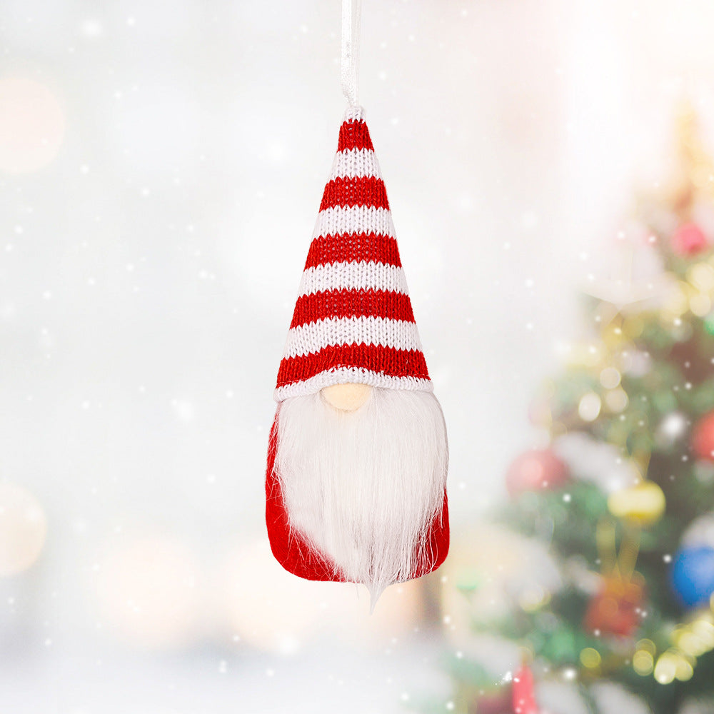Third pink shape of the soft non-woven Christmas tree pendant