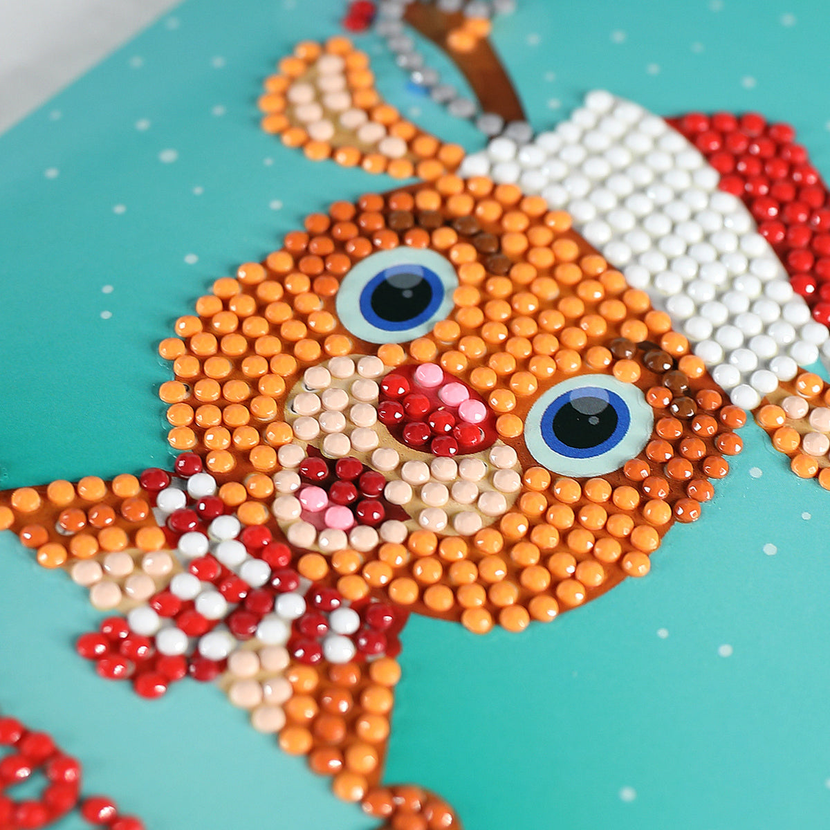 Festive greeting card design from the eight design diamond painting range
