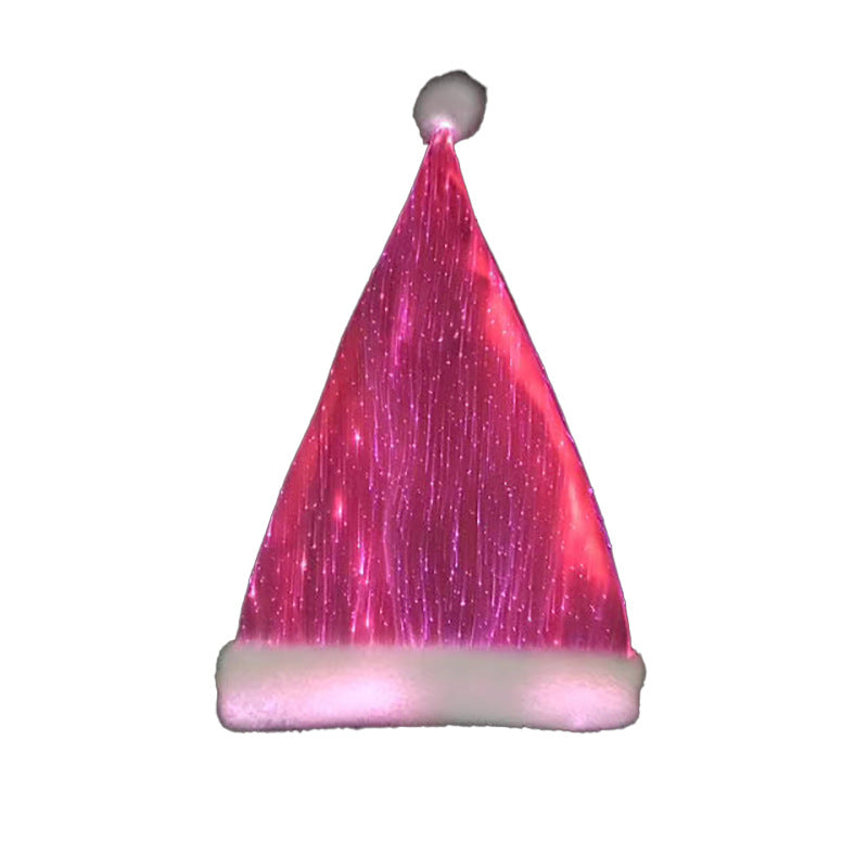 Christmas cap with a built in 3.7 volt rechargeable battery