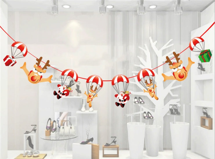 Third Christmas paper banner style from the five design range