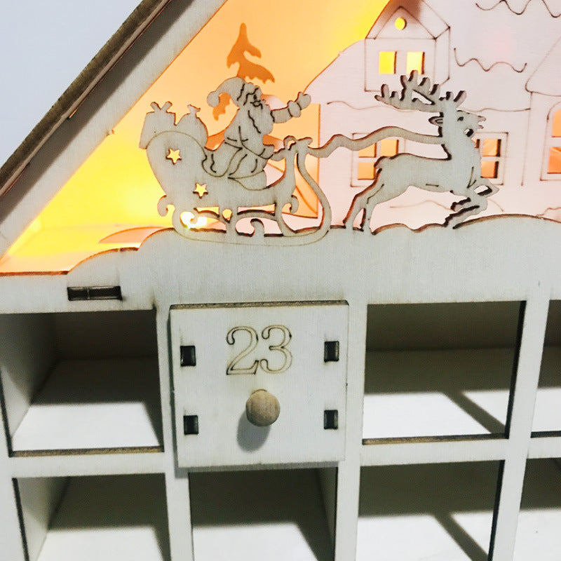 Advent calendar compartments left empty so you can fill them yourself