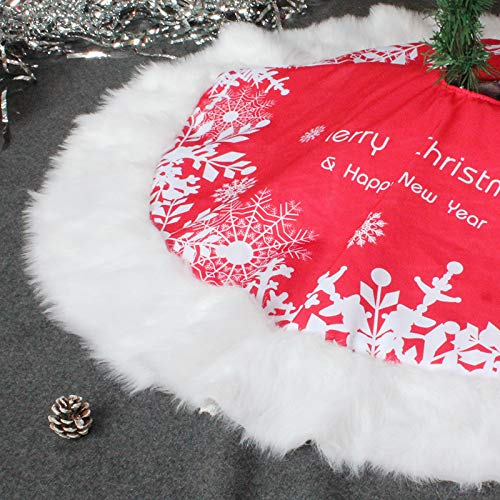 Detachable Christmas tree skirt that lifts away in one piece