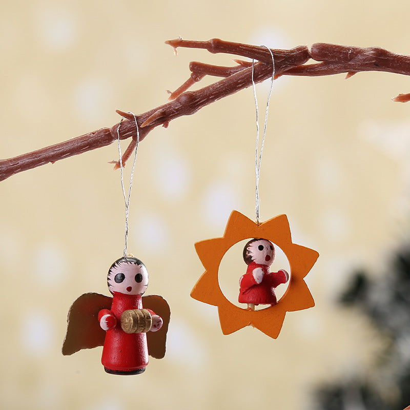 Large wooden Christmas ornament supplied singly, one piece per order