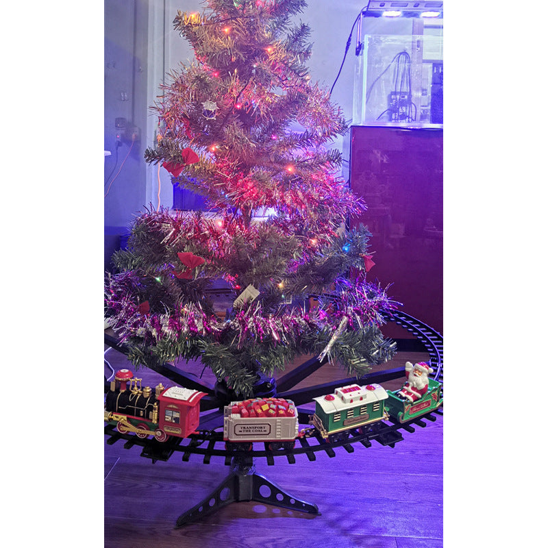 Plastic toy Christmas rail car from the battery powered set