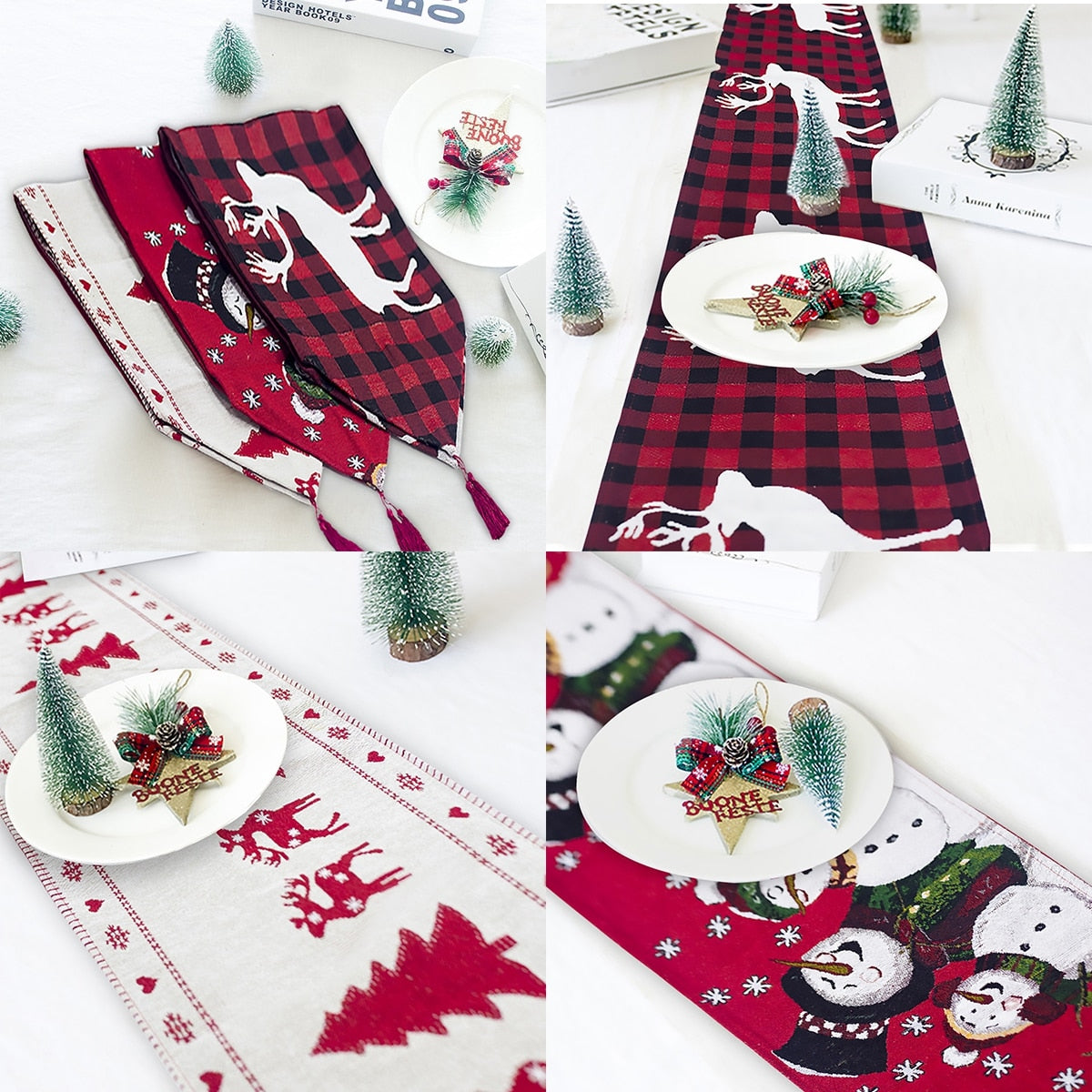 Third of the four table runner designs in this range