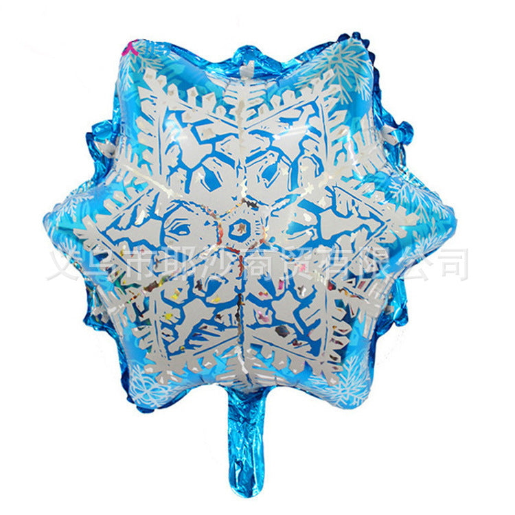 Christmas foil balloon supplied singly, one balloon in the box