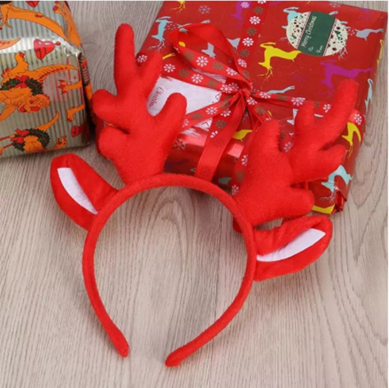 Big red antler headband, one of three color choices