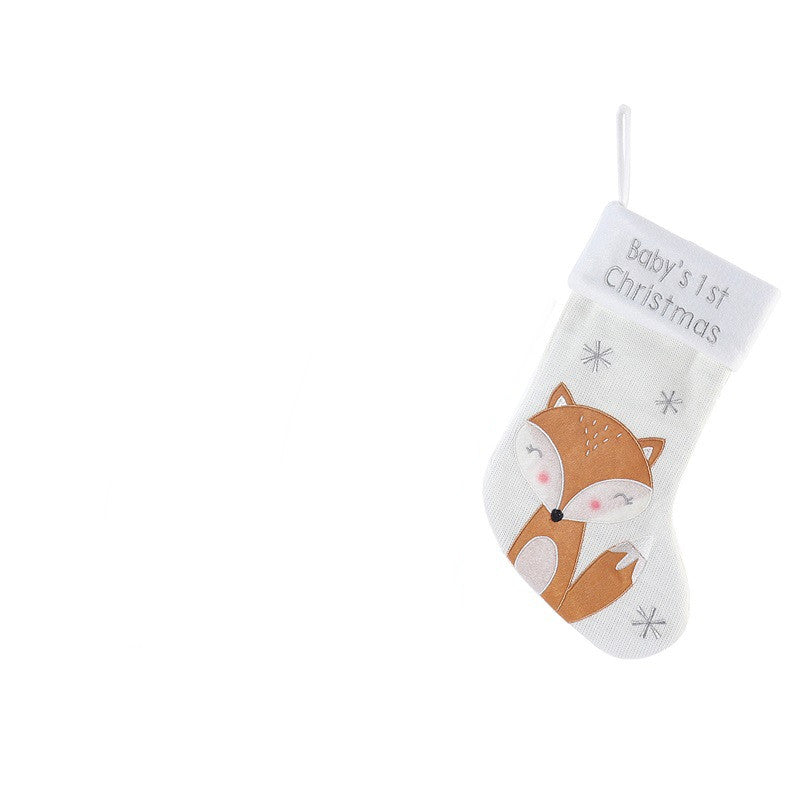 Cloth Christmas stocking deep enough to hold a full haul
