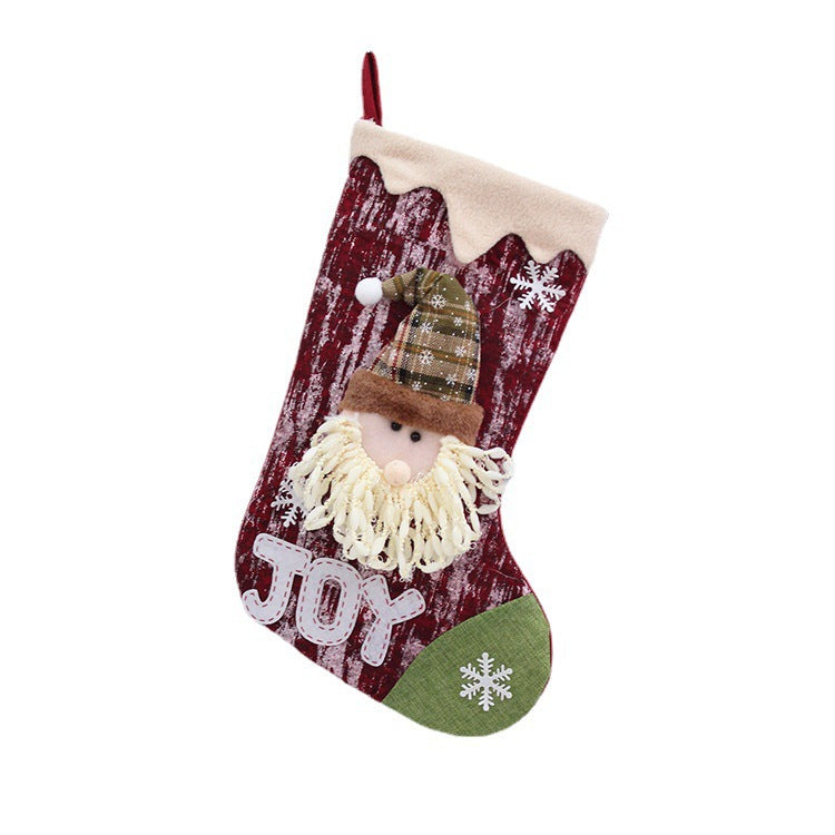 Reusable fabric Christmas gift bag that replaces wrapping paper