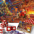 Christmas advent calendar puzzle covering a 24 day December countdown