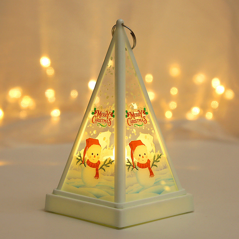 UV printed glass panel set into the Christmas night light housing