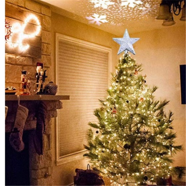Mains powered star topper light rated 110 to 230 volts