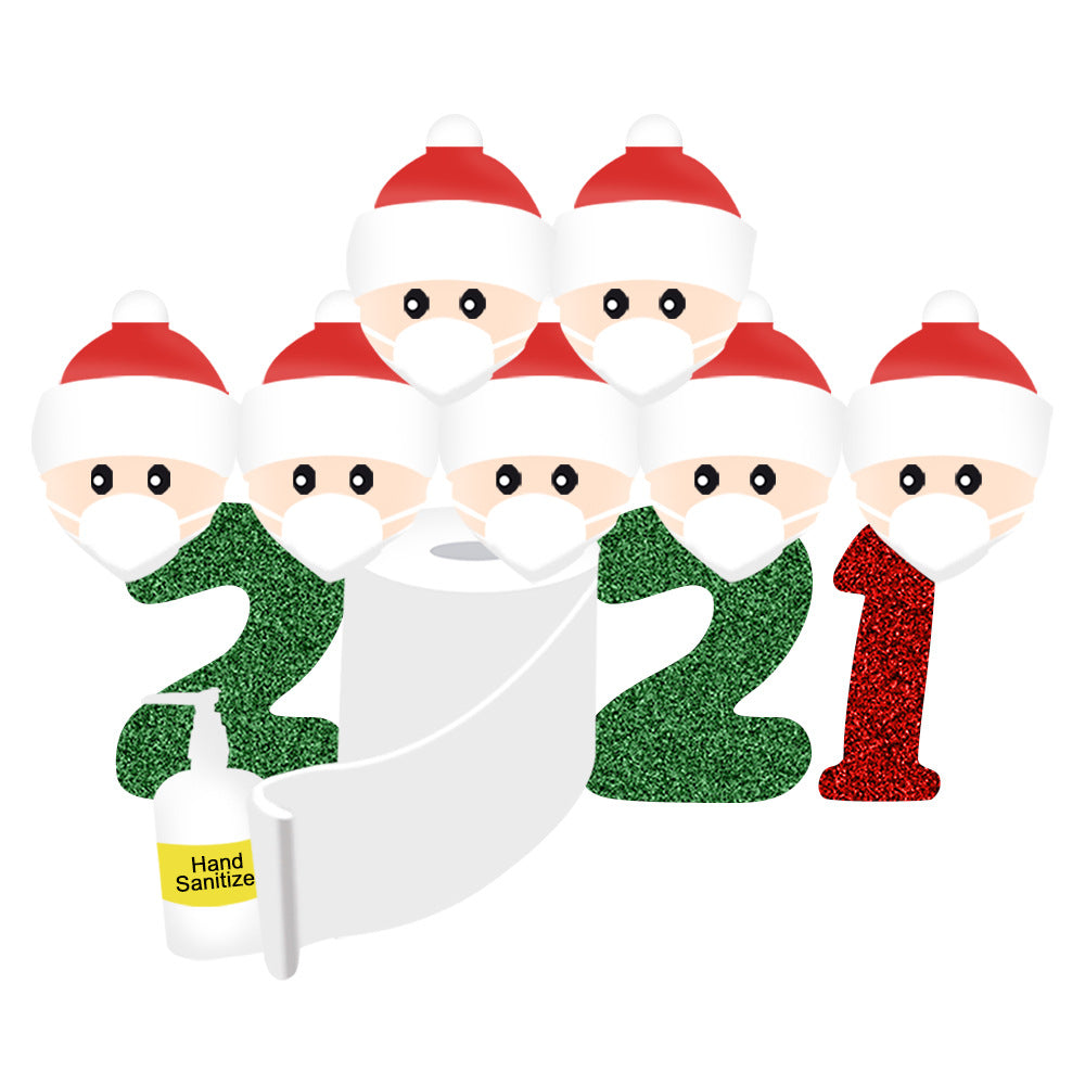 Christmas window cling sheet measuring 16.5 by 11.7 inches