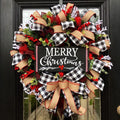 Handmade cloth Christmas bow in the smallest 9.8 inch width