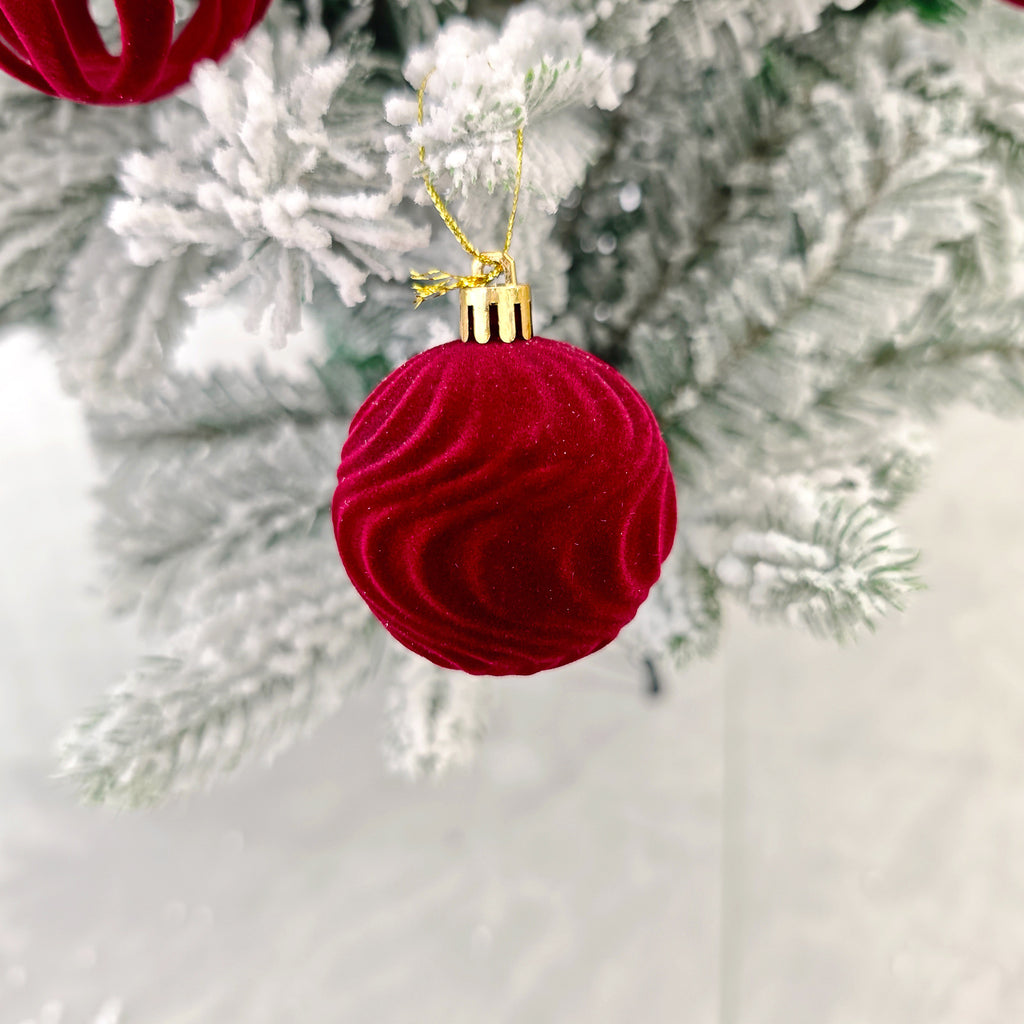 Christmas ball ornament set containing thirty plastic baubles