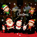 Crystal Ball Christmas wall sticker from the sixteen design range