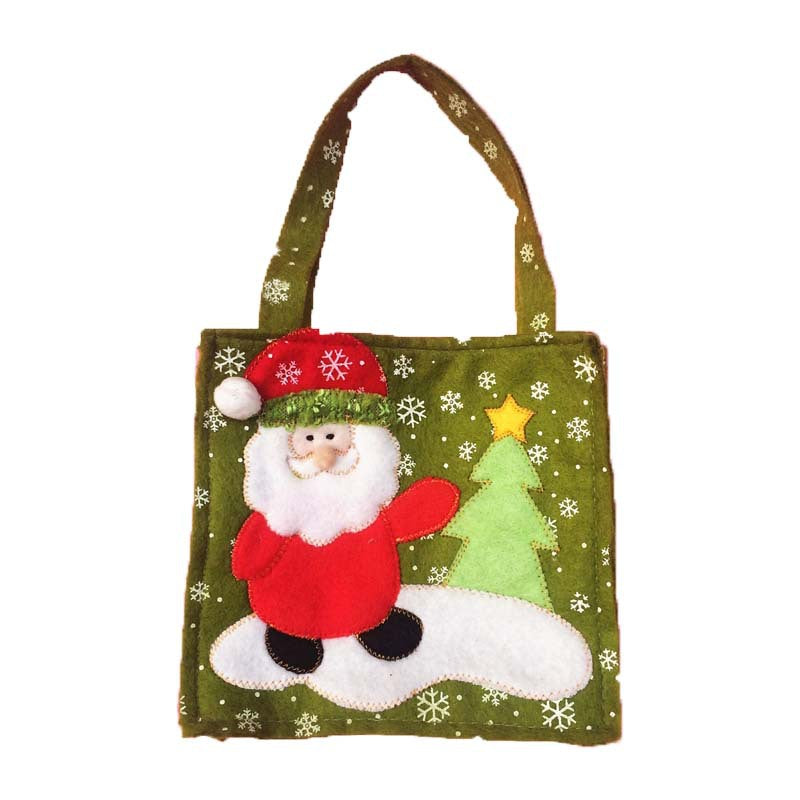 Christmas treat sack sized for loose candy and small keepsakes