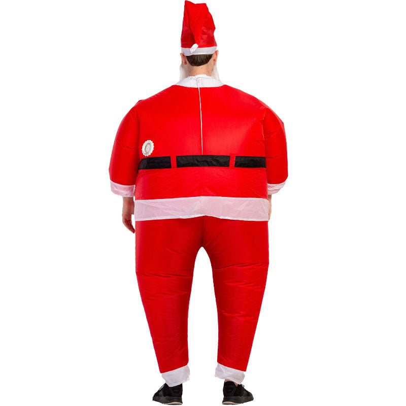 Fan and battery box supplied with the inflatable Christmas costume