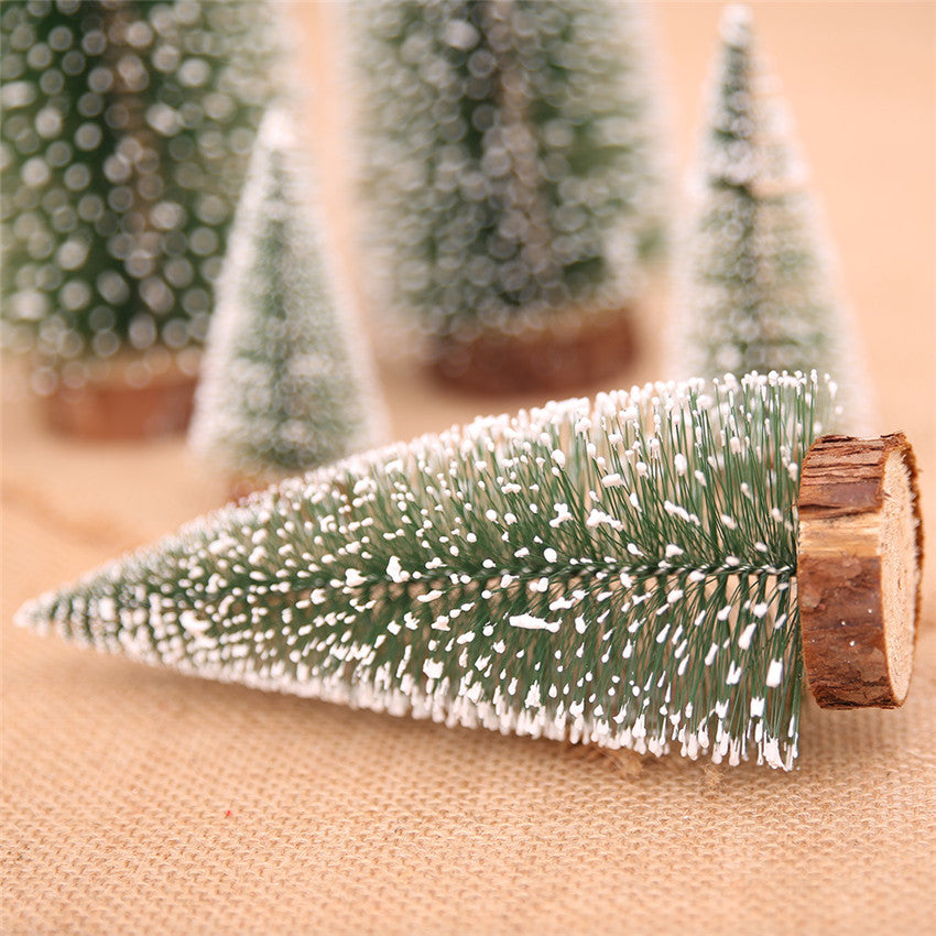 Mini pine Christmas tree at 5.9 inches tall, sold singly