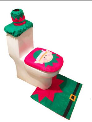 Christmas tank and tissue cover measuring 15 by 7.9 by 6.3 inches
