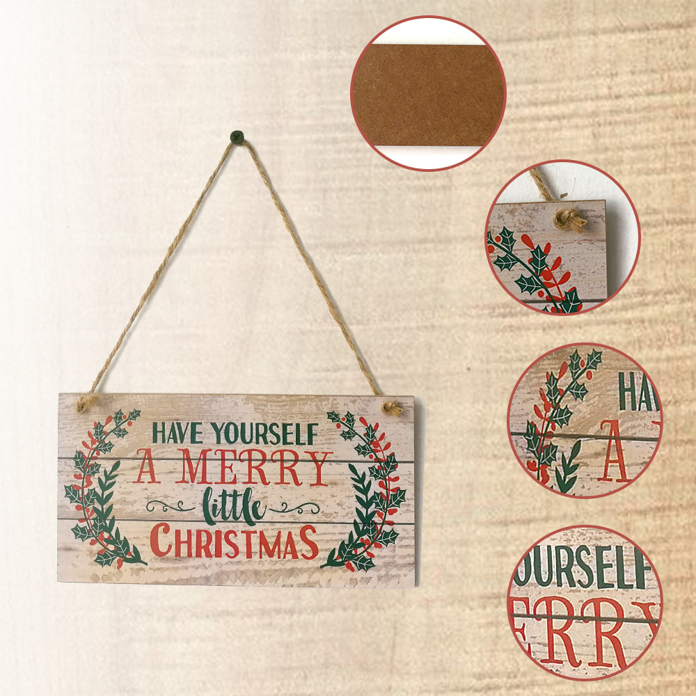 Natural beech Christmas decoration for a tree, a garland or a wreath