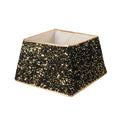 Hexagonal edge version of the sequin Christmas tree skirt