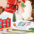Sparkling Christmas house design, one of three bead set styles
