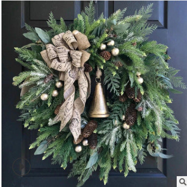 Christmas door hanging supplied as one decorative panel