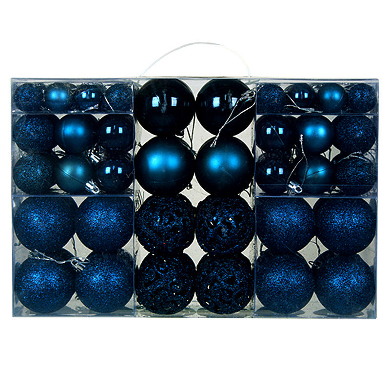 Gold, red and dark green Christmas baubles in mixed diameters
