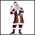 Red adult Santa Christmas costume offered in five different sizes
