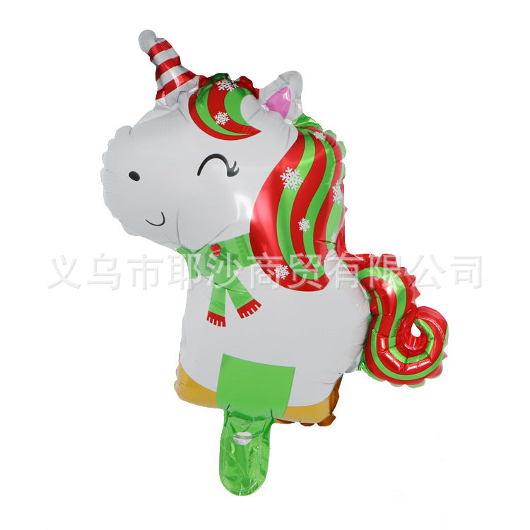 Snowman foil balloon at 18.9 by 25.2 inches